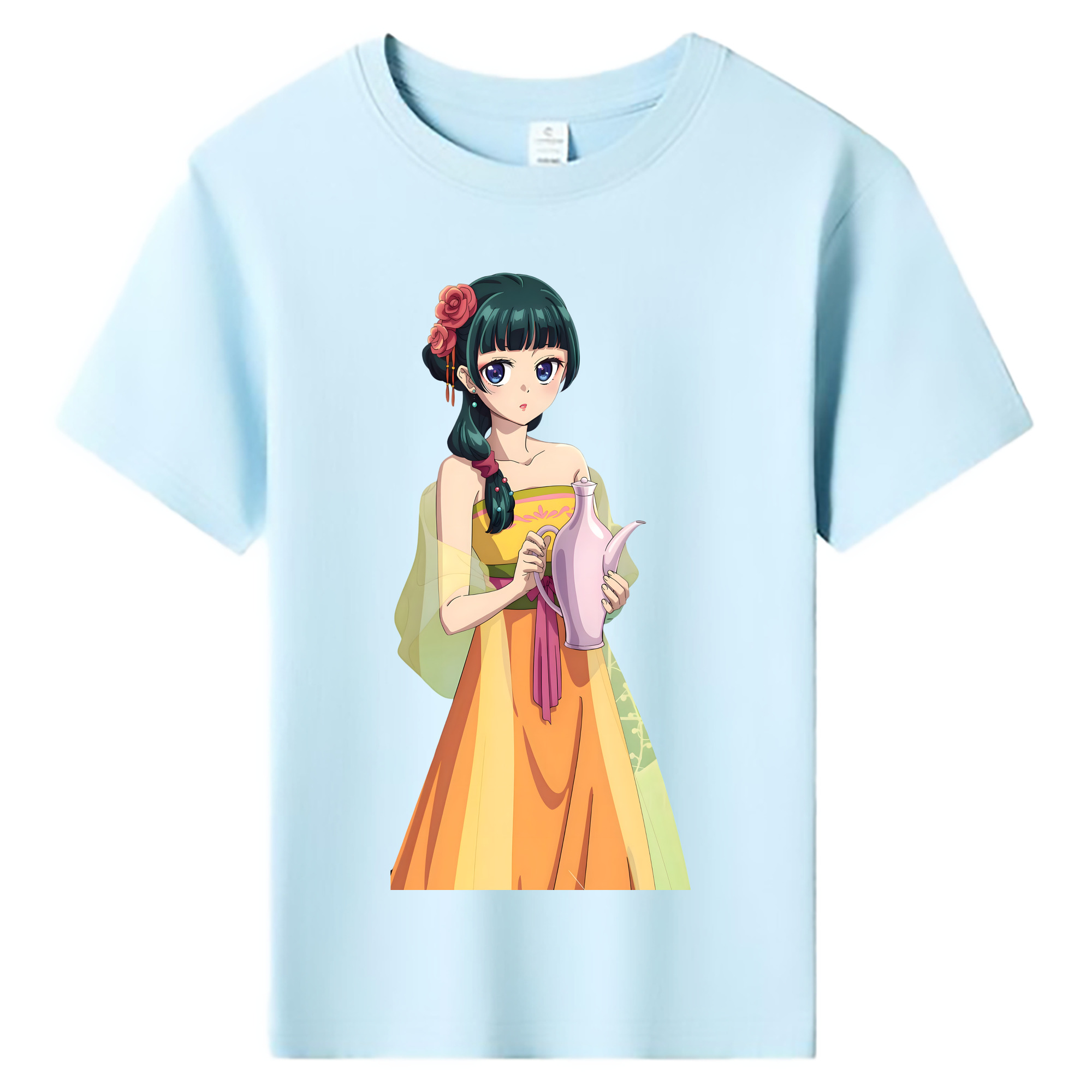 （画像用） 薬屋のひとりごと The Apothecary Diaries 綿100％キッズTシャツ（フロントプリント）